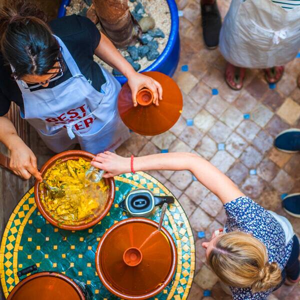 Learning Moroccan Cuisine in Fez