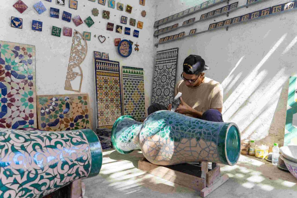 Exquisite Moroccan Pottery Crafted in Fes